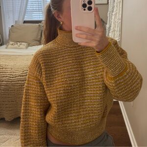 Tory Burch Balloon Sleeve Turtleneck